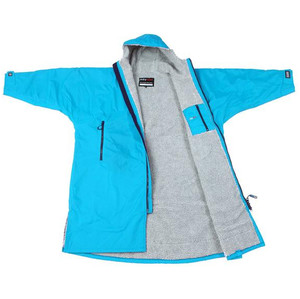 2018 Dryrobe Advance - Dryrobe manga larga premium para exterior DR104 - L SKY / GREY